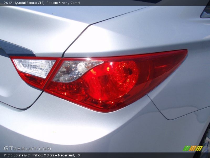 Radiant Silver / Camel 2012 Hyundai Sonata GLS