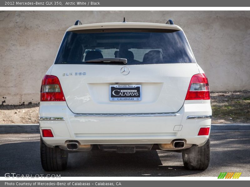 Arctic White / Black 2012 Mercedes-Benz GLK 350