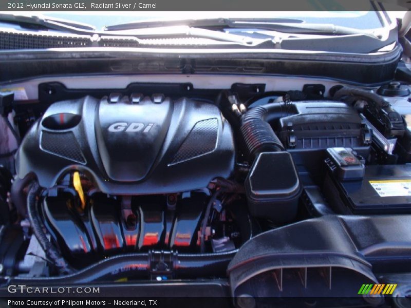 Radiant Silver / Camel 2012 Hyundai Sonata GLS