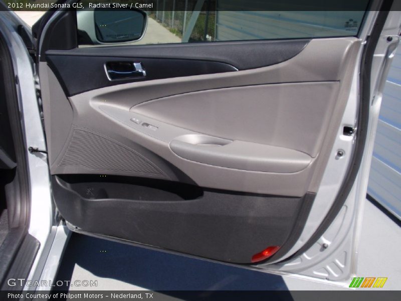 Radiant Silver / Camel 2012 Hyundai Sonata GLS