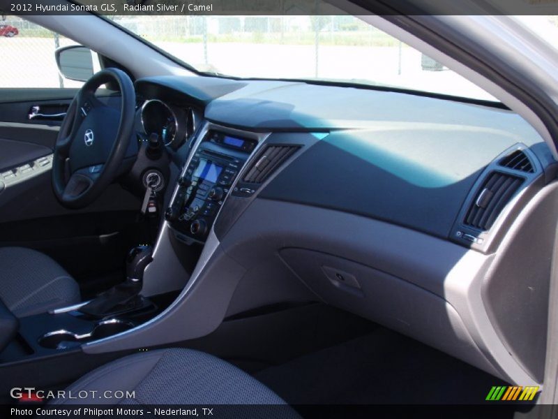Radiant Silver / Camel 2012 Hyundai Sonata GLS