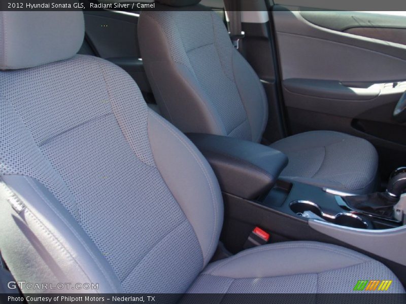 Radiant Silver / Camel 2012 Hyundai Sonata GLS