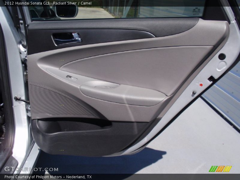 Radiant Silver / Camel 2012 Hyundai Sonata GLS
