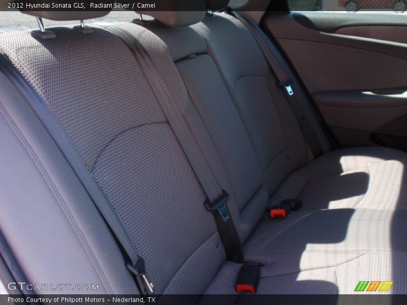 Radiant Silver / Camel 2012 Hyundai Sonata GLS