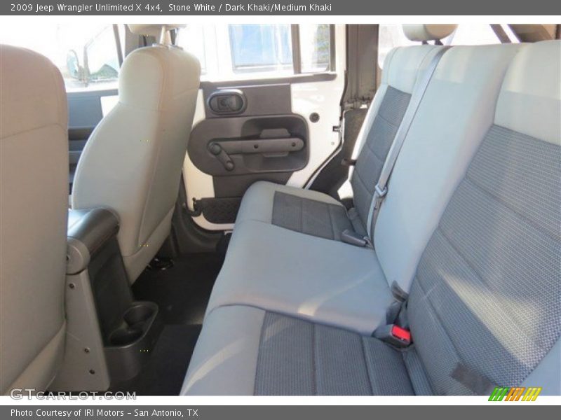 Stone White / Dark Khaki/Medium Khaki 2009 Jeep Wrangler Unlimited X 4x4