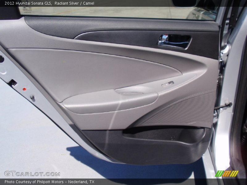 Radiant Silver / Camel 2012 Hyundai Sonata GLS