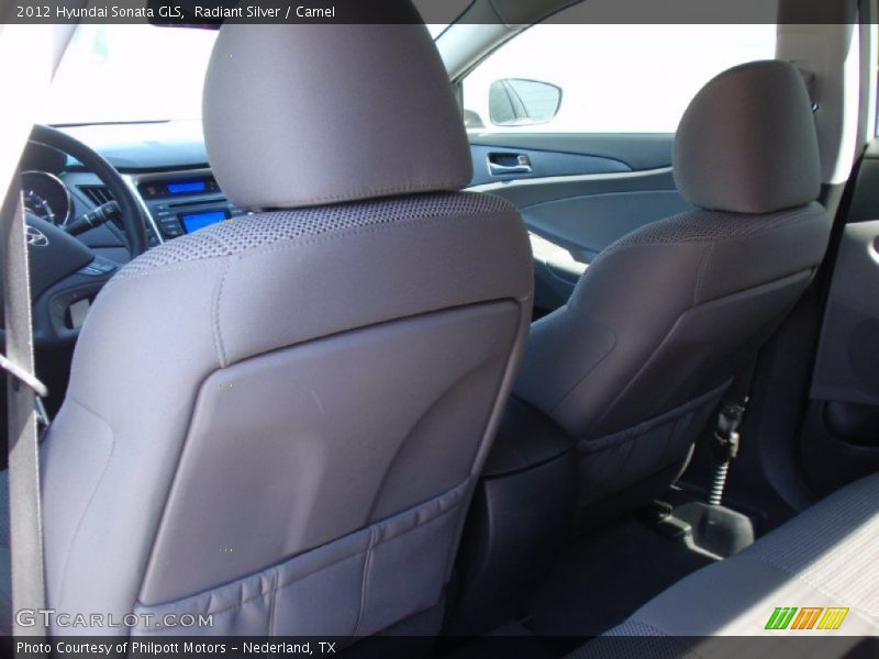 Radiant Silver / Camel 2012 Hyundai Sonata GLS