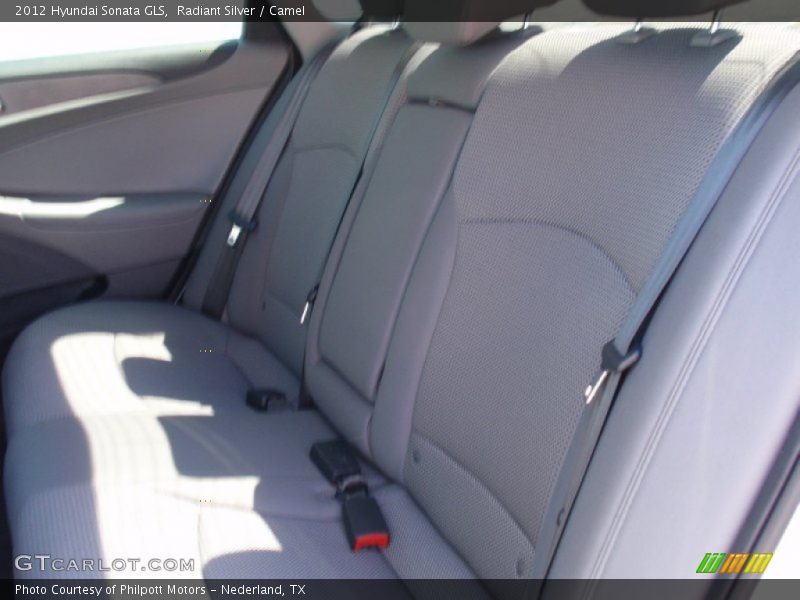 Radiant Silver / Camel 2012 Hyundai Sonata GLS