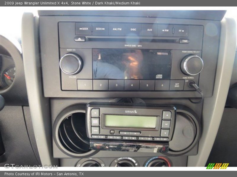 Stone White / Dark Khaki/Medium Khaki 2009 Jeep Wrangler Unlimited X 4x4