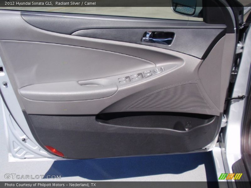 Radiant Silver / Camel 2012 Hyundai Sonata GLS