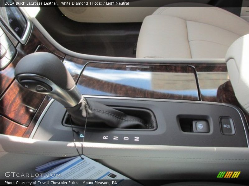White Diamond Tricoat / Light Neutral 2014 Buick LaCrosse Leather