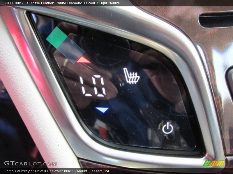 White Diamond Tricoat / Light Neutral 2014 Buick LaCrosse Leather