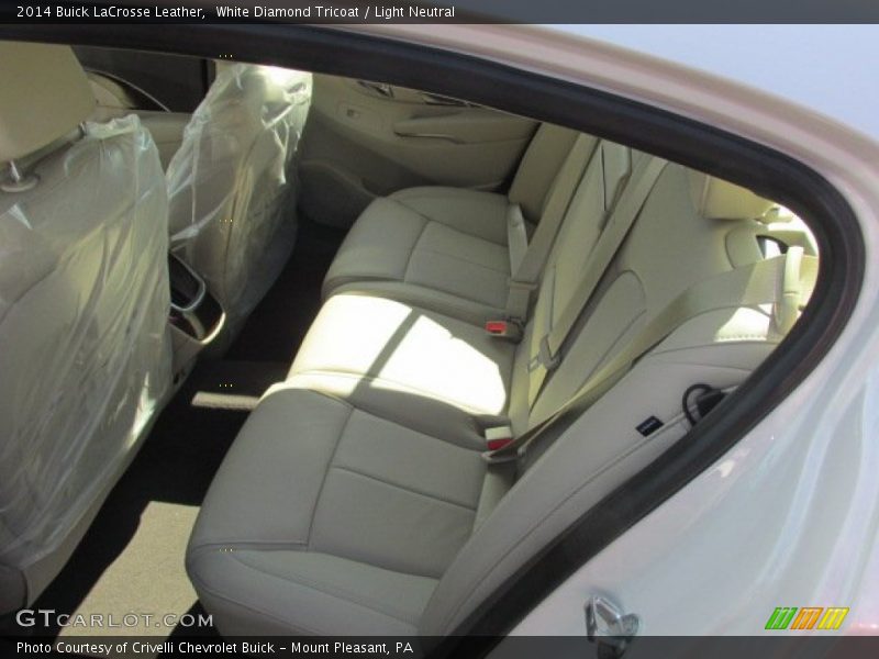 White Diamond Tricoat / Light Neutral 2014 Buick LaCrosse Leather