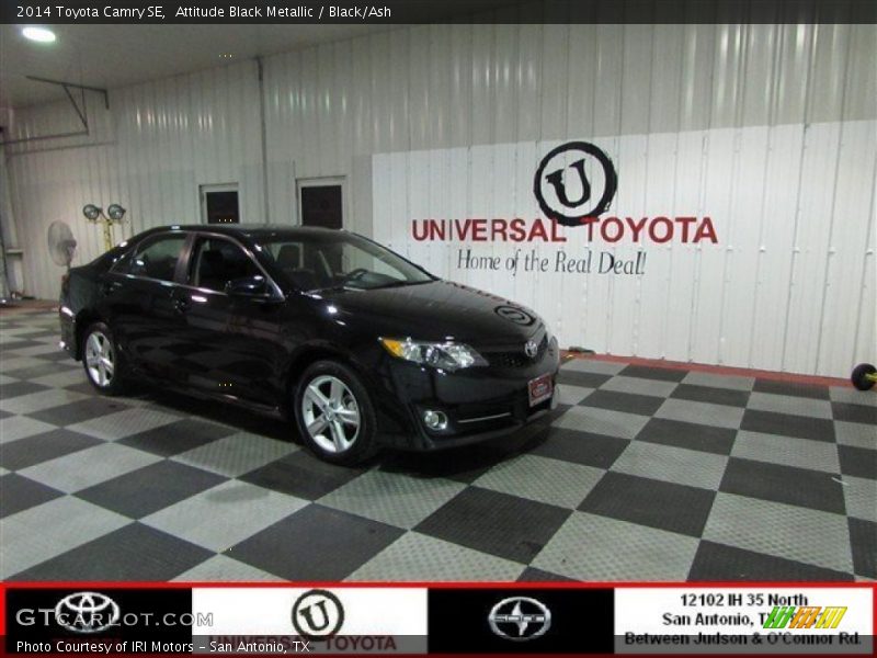 Attitude Black Metallic / Black/Ash 2014 Toyota Camry SE