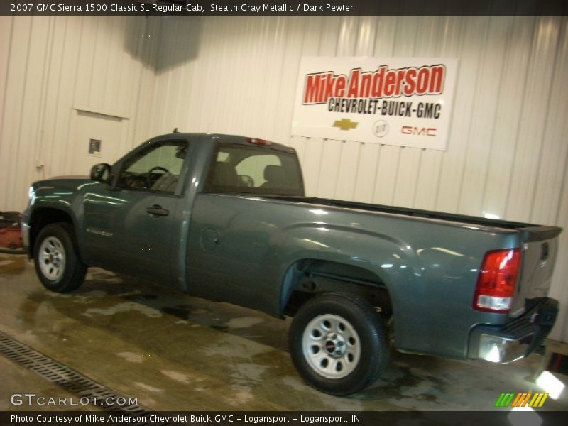 Stealth Gray Metallic / Dark Pewter 2007 GMC Sierra 1500 Classic SL Regular Cab