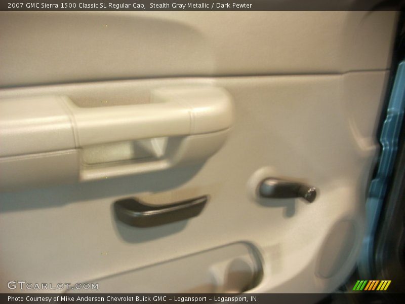 Stealth Gray Metallic / Dark Pewter 2007 GMC Sierra 1500 Classic SL Regular Cab