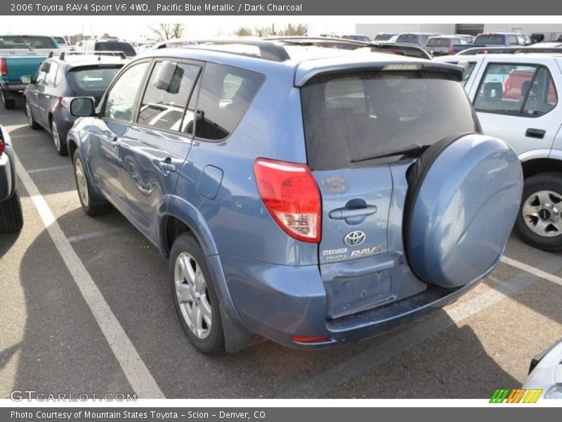 Pacific Blue Metallic / Dark Charcoal 2006 Toyota RAV4 Sport V6 4WD