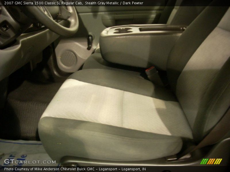 Stealth Gray Metallic / Dark Pewter 2007 GMC Sierra 1500 Classic SL Regular Cab