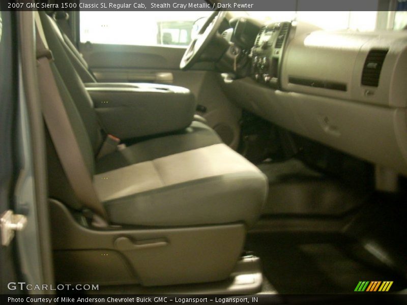 Stealth Gray Metallic / Dark Pewter 2007 GMC Sierra 1500 Classic SL Regular Cab