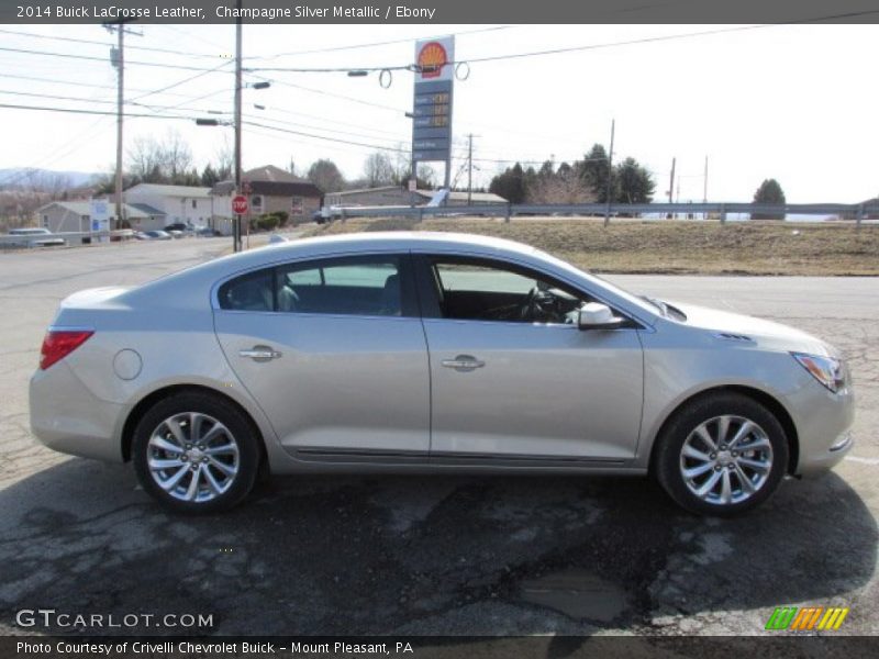 Champagne Silver Metallic / Ebony 2014 Buick LaCrosse Leather