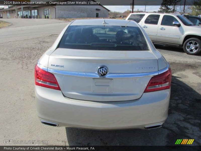 Champagne Silver Metallic / Ebony 2014 Buick LaCrosse Leather