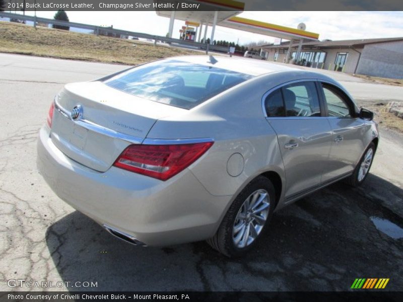 Champagne Silver Metallic / Ebony 2014 Buick LaCrosse Leather