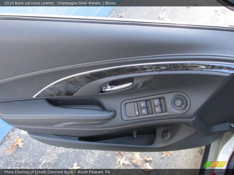Champagne Silver Metallic / Ebony 2014 Buick LaCrosse Leather