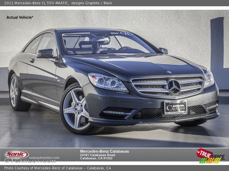 designo Graphite / Black 2011 Mercedes-Benz CL 550 4MATIC
