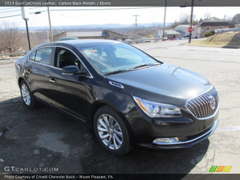 Carbon Black Metallic / Ebony 2014 Buick LaCrosse Leather
