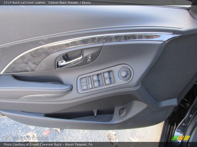 Carbon Black Metallic / Ebony 2014 Buick LaCrosse Leather