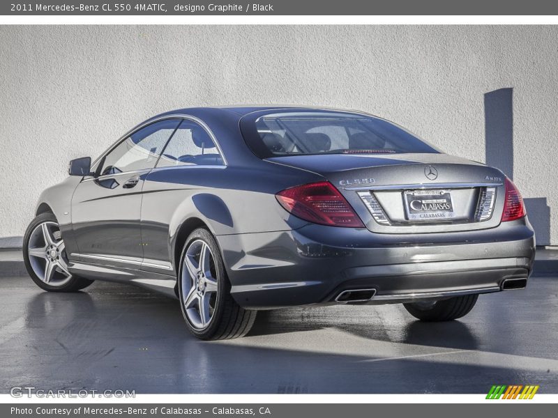 designo Graphite / Black 2011 Mercedes-Benz CL 550 4MATIC