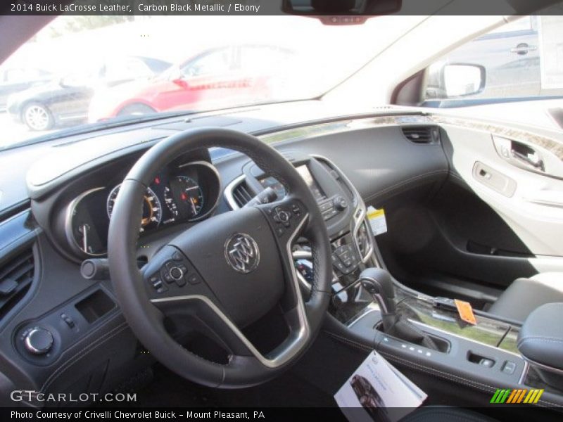 Carbon Black Metallic / Ebony 2014 Buick LaCrosse Leather