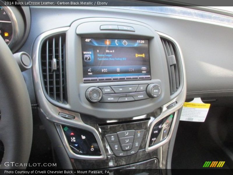 Carbon Black Metallic / Ebony 2014 Buick LaCrosse Leather