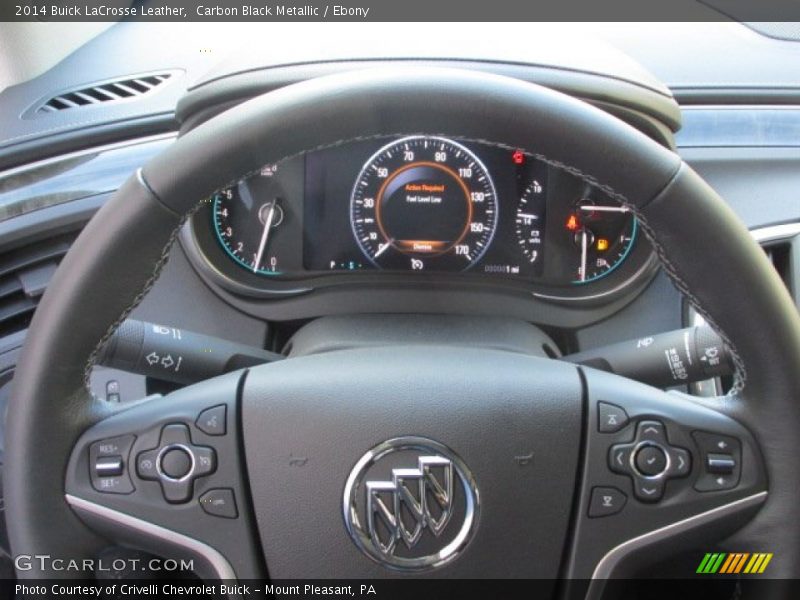 Carbon Black Metallic / Ebony 2014 Buick LaCrosse Leather