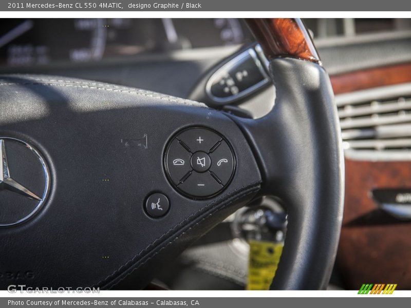 Controls of 2011 CL 550 4MATIC