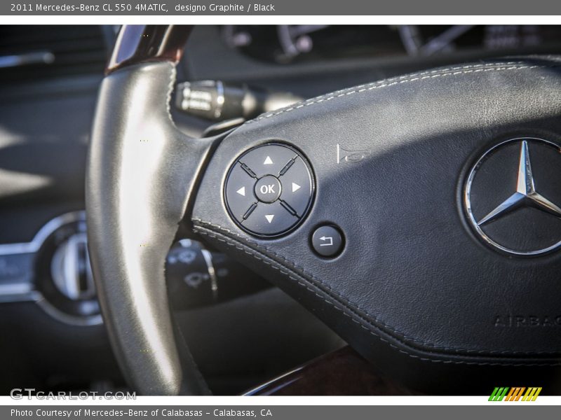 Controls of 2011 CL 550 4MATIC