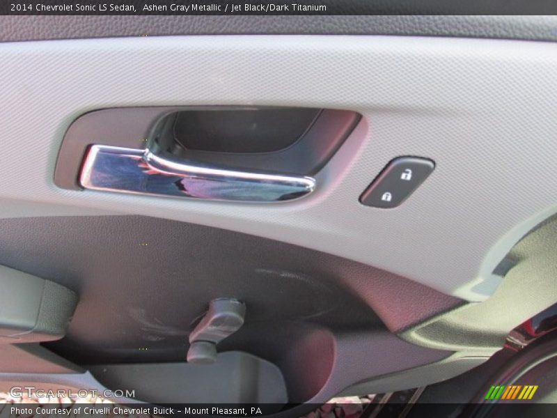 Ashen Gray Metallic / Jet Black/Dark Titanium 2014 Chevrolet Sonic LS Sedan