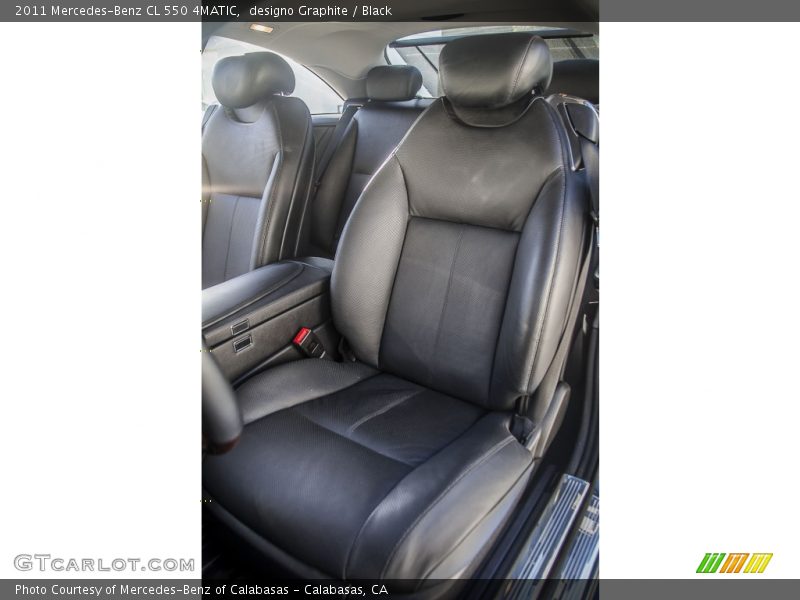 Front Seat of 2011 CL 550 4MATIC