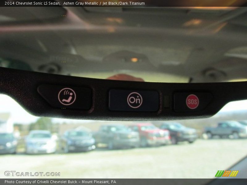 Ashen Gray Metallic / Jet Black/Dark Titanium 2014 Chevrolet Sonic LS Sedan