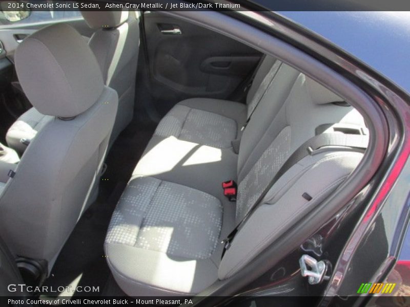 Ashen Gray Metallic / Jet Black/Dark Titanium 2014 Chevrolet Sonic LS Sedan