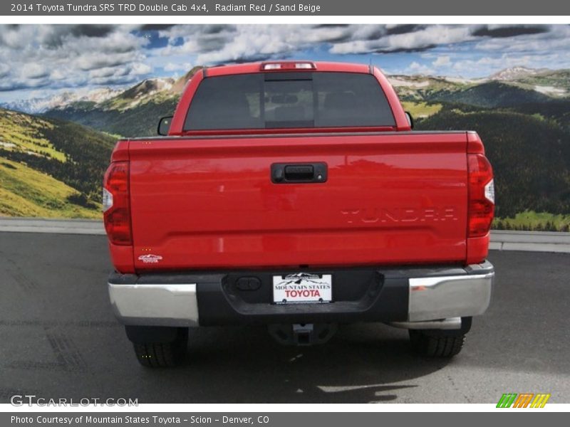 Radiant Red / Sand Beige 2014 Toyota Tundra SR5 TRD Double Cab 4x4