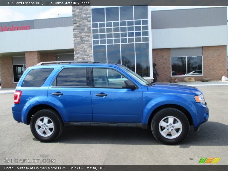 Blue Flame Metallic / Stone 2012 Ford Escape XLT