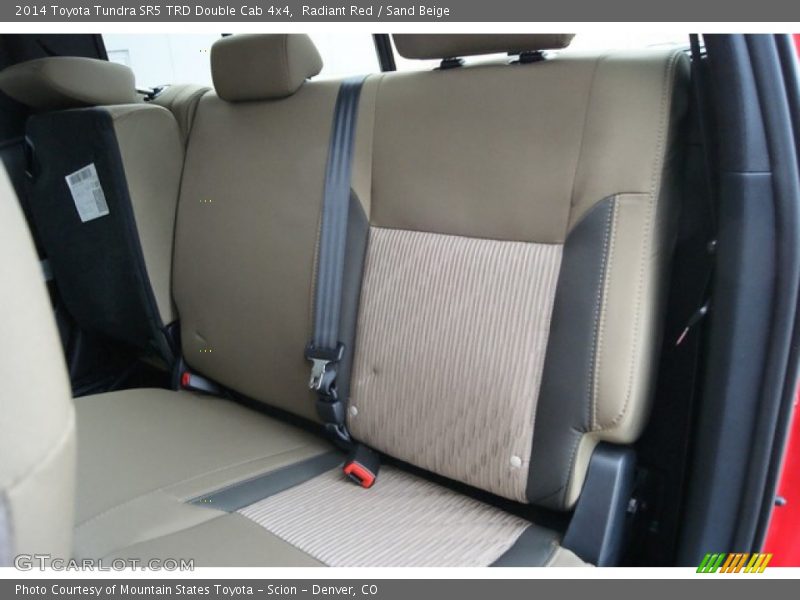 Radiant Red / Sand Beige 2014 Toyota Tundra SR5 TRD Double Cab 4x4