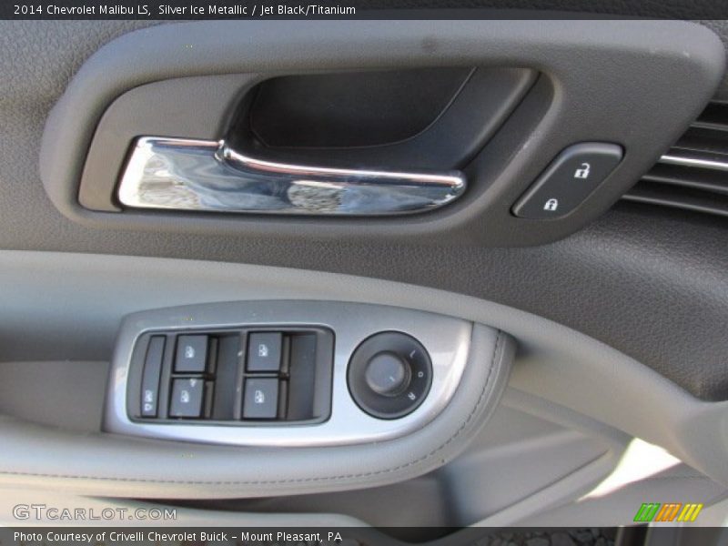 Silver Ice Metallic / Jet Black/Titanium 2014 Chevrolet Malibu LS