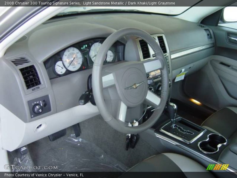 Light Sandstone Metallic / Dark Khaki/Light Graystone 2008 Chrysler 300 Touring Signature Series