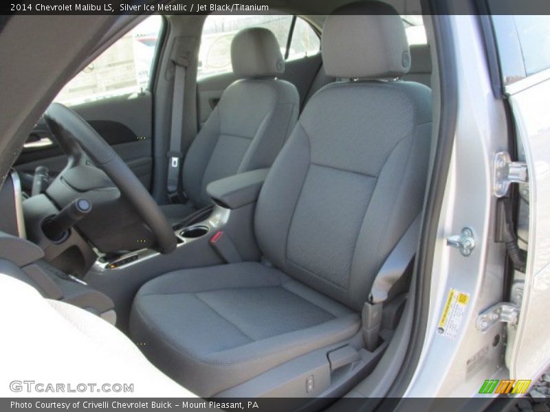 Silver Ice Metallic / Jet Black/Titanium 2014 Chevrolet Malibu LS