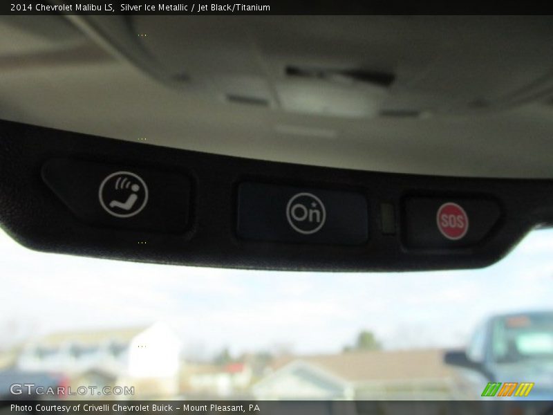 Silver Ice Metallic / Jet Black/Titanium 2014 Chevrolet Malibu LS