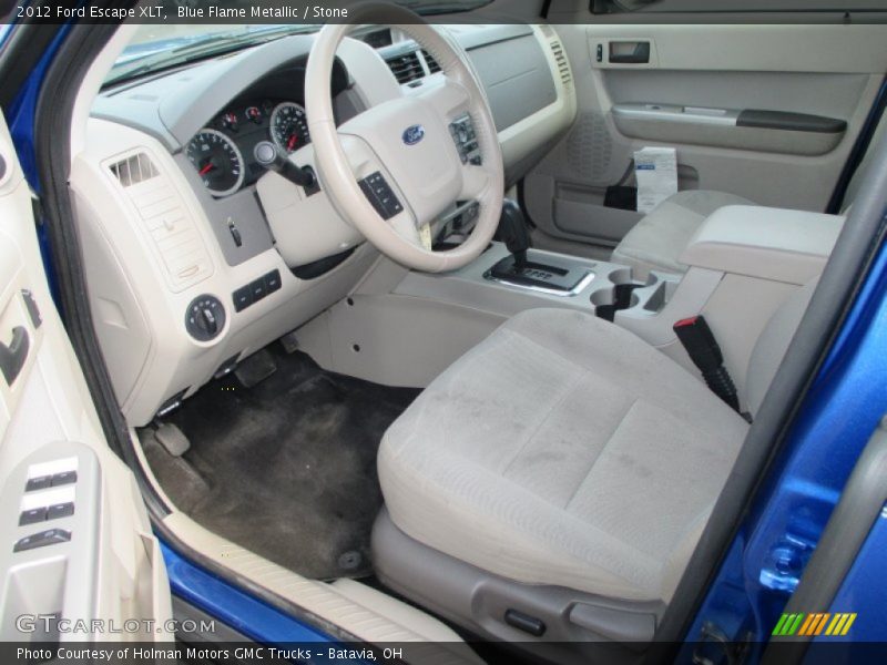 Blue Flame Metallic / Stone 2012 Ford Escape XLT