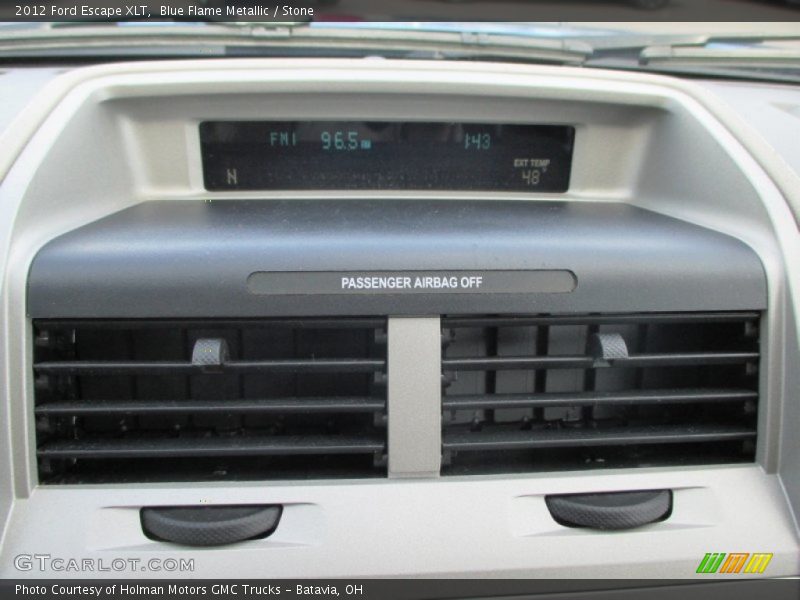 Blue Flame Metallic / Stone 2012 Ford Escape XLT