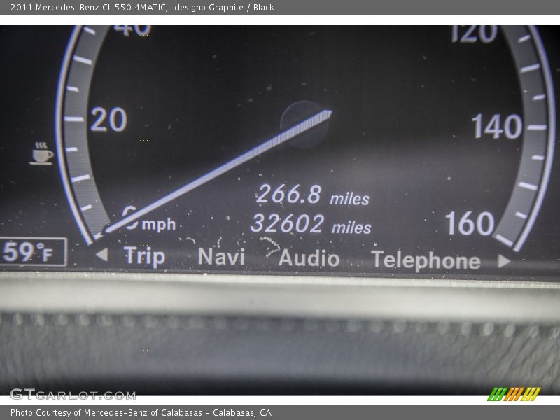 designo Graphite / Black 2011 Mercedes-Benz CL 550 4MATIC